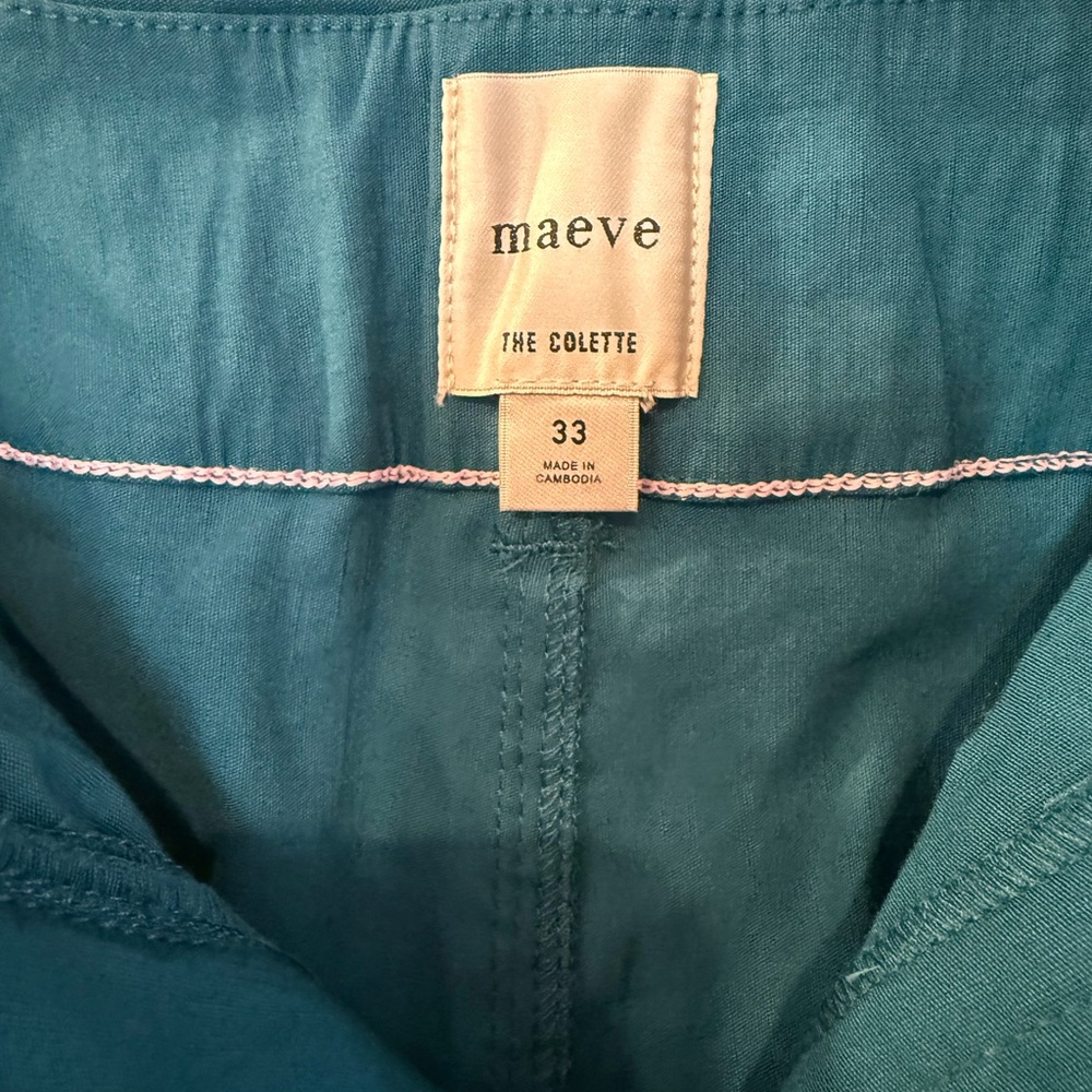 Maeve Teal Trousers